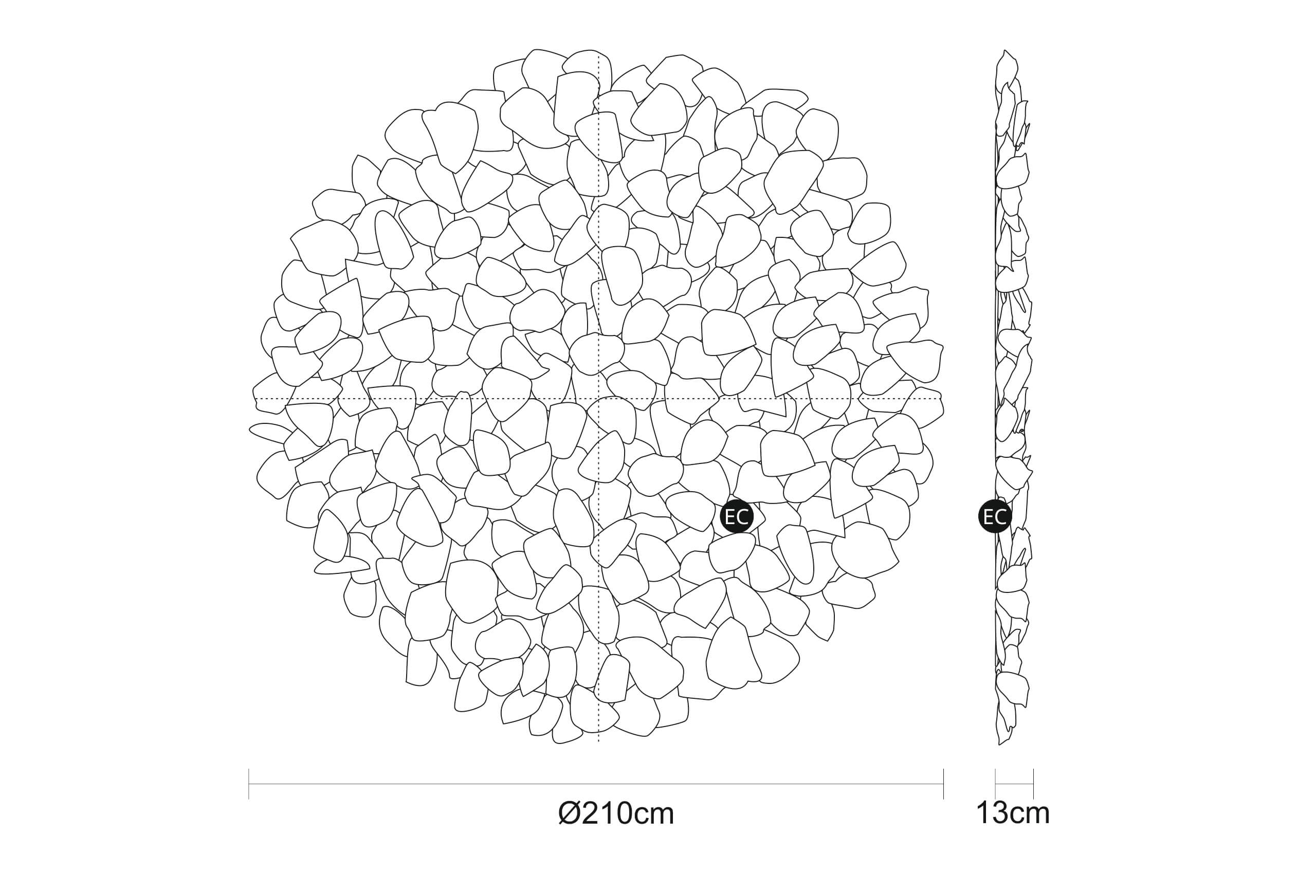 Suspension Pathleaf Foliage Extra Large