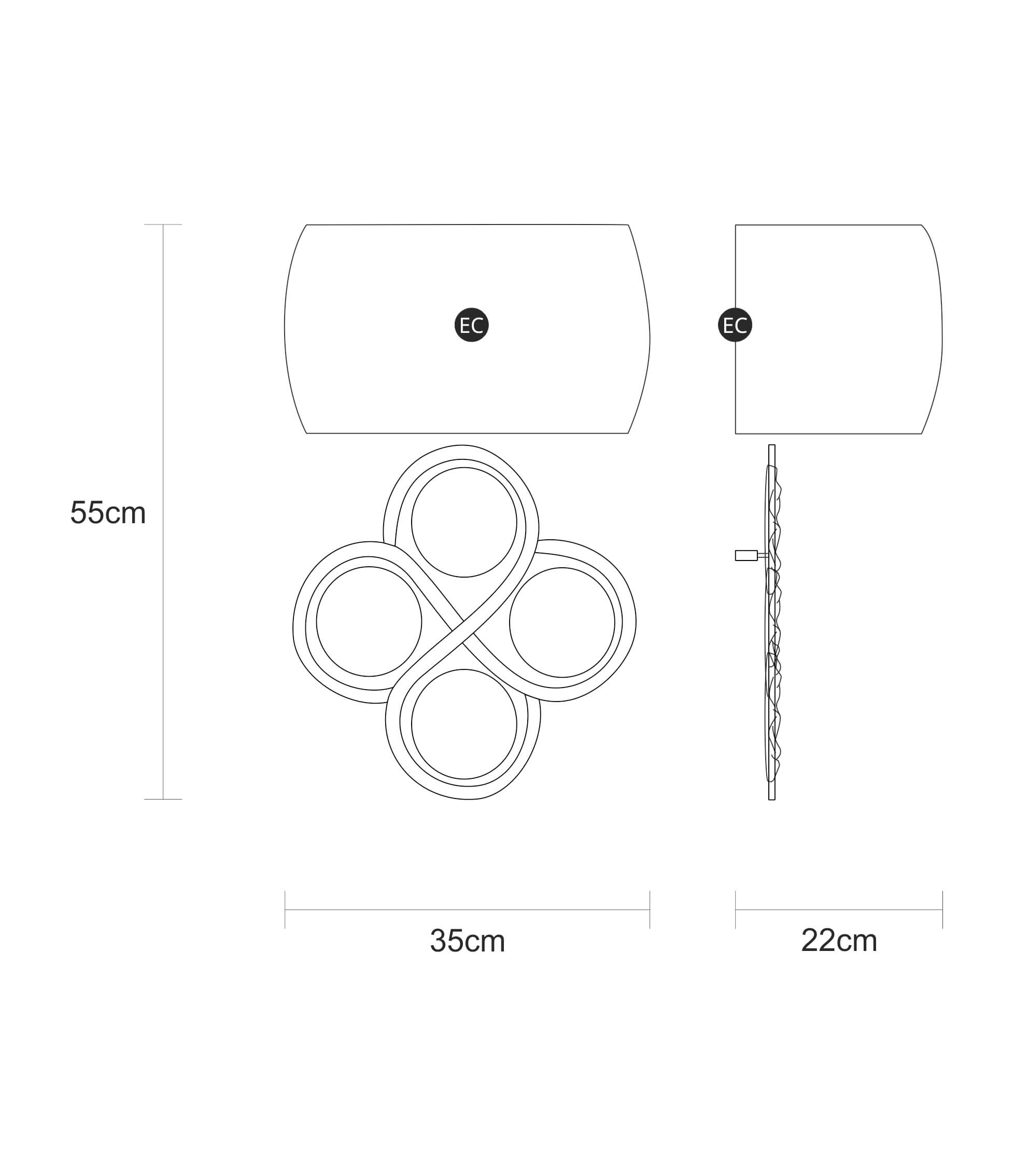 Sconce Lines Double Sharp