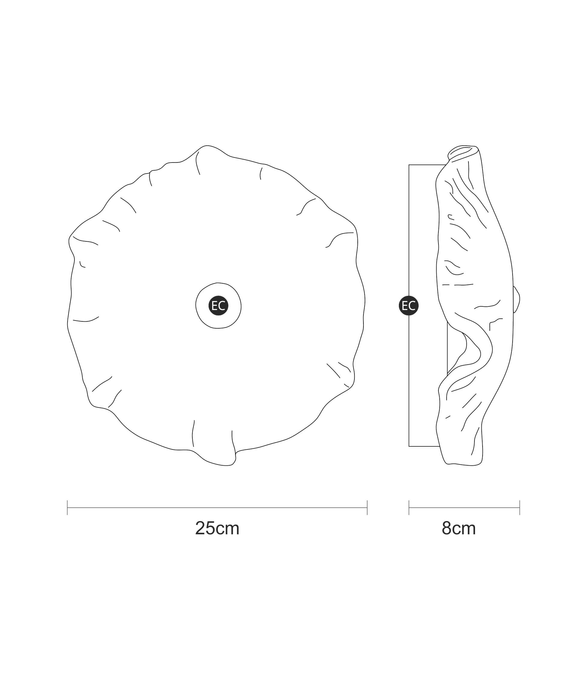 Sconce Nenufar Aura Medium