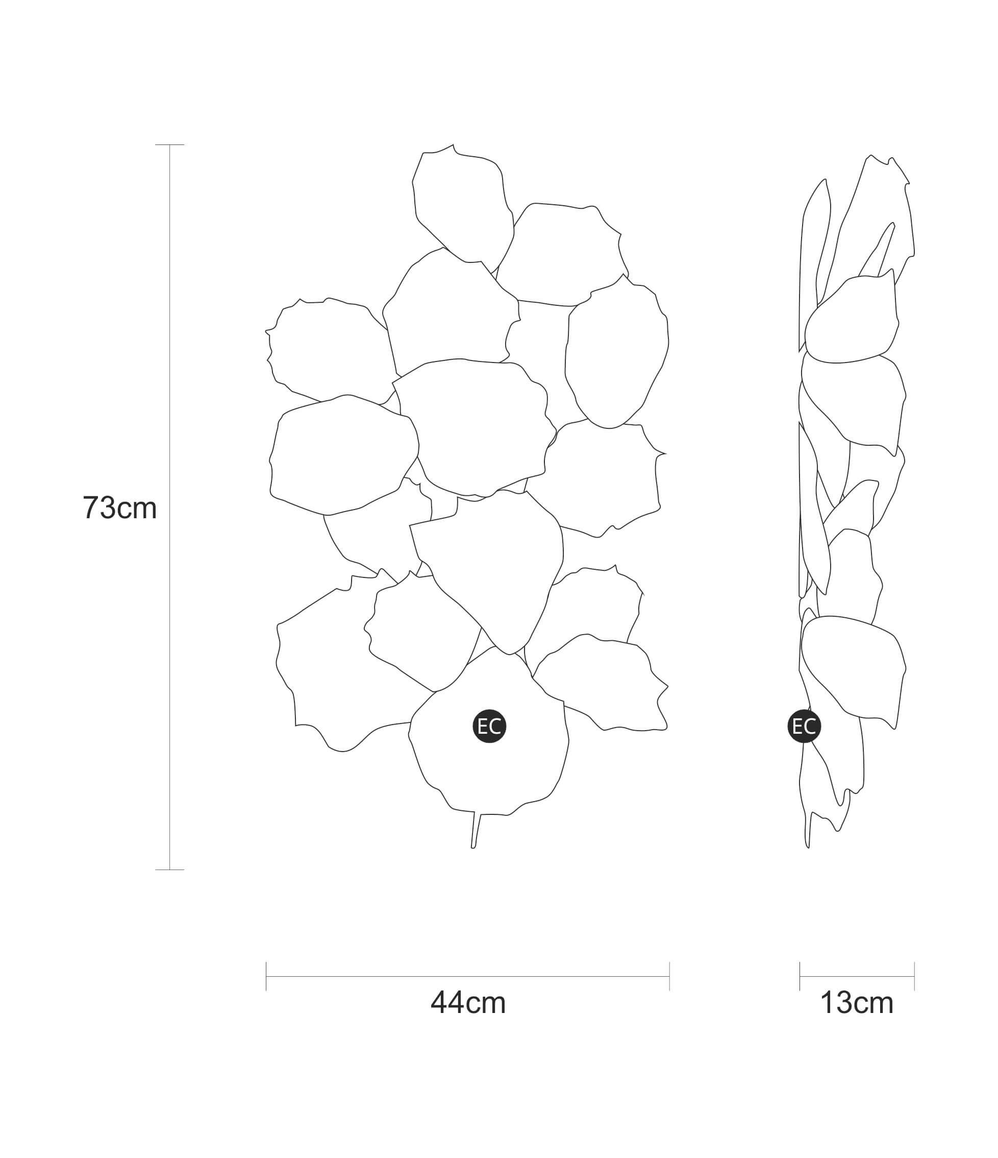 Sconce Pathleaf Heap Medium
