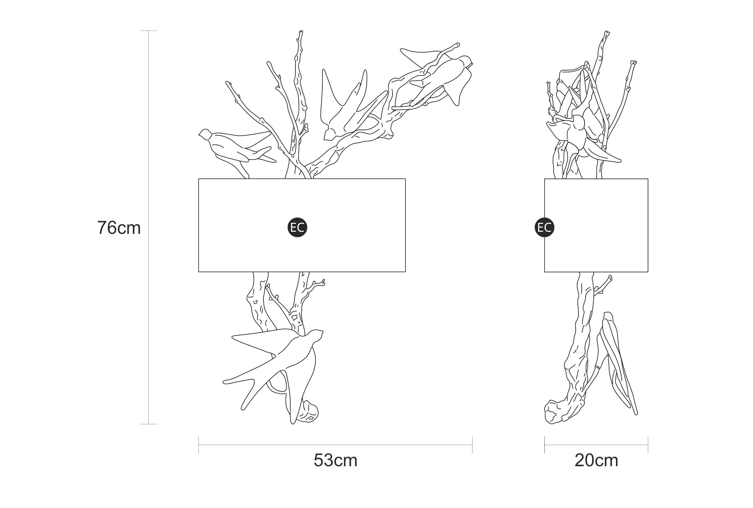 Sconce Voa Hedera Large