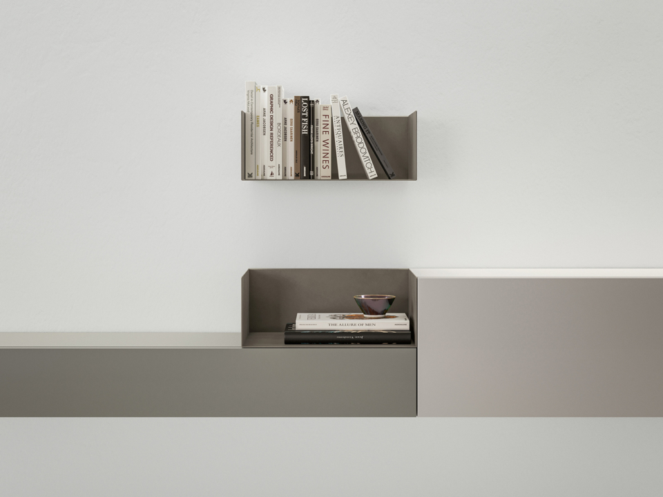 Shelf Suspended modules with Open units