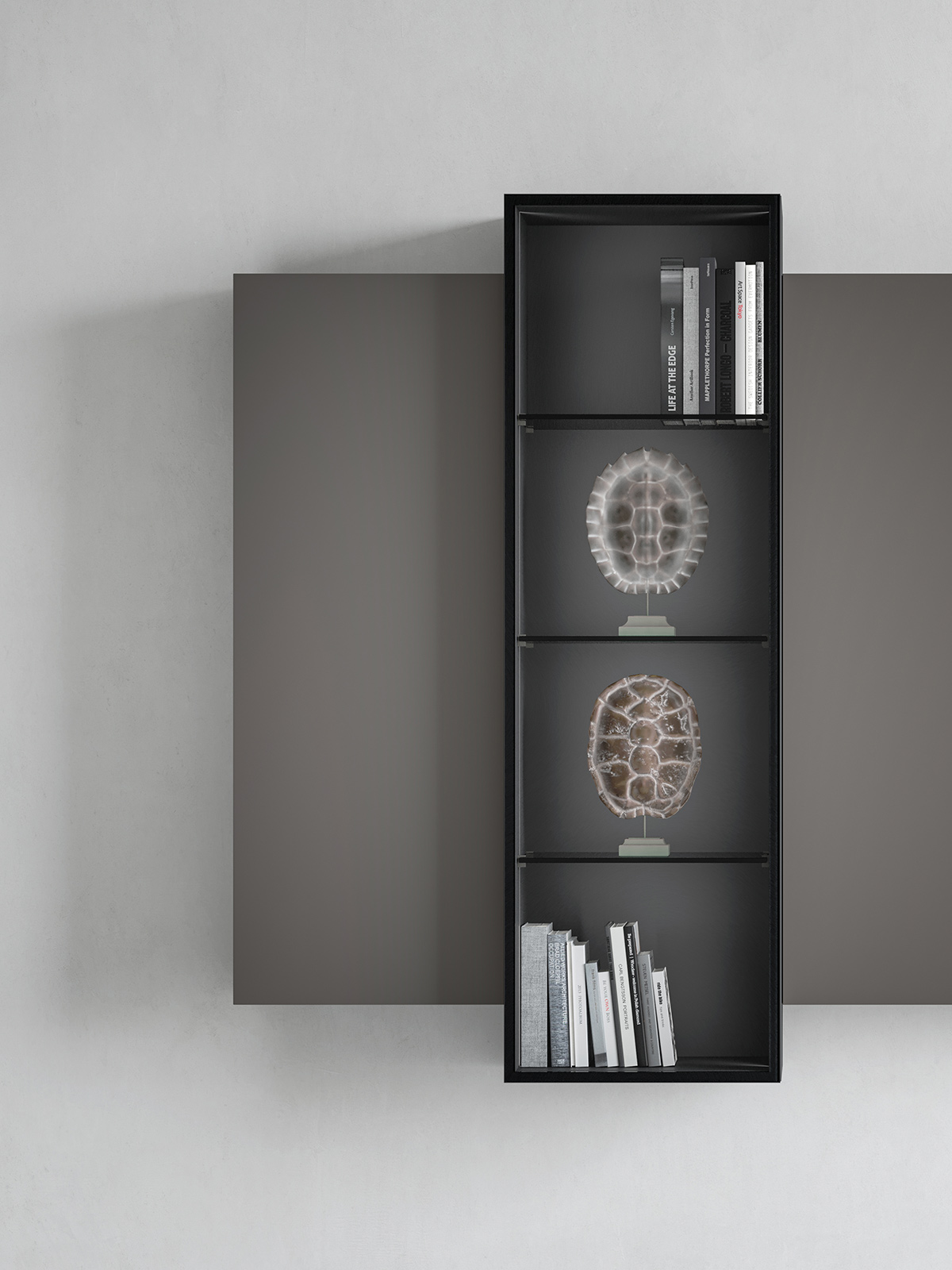 Chest of drawers Wall unit with showcase