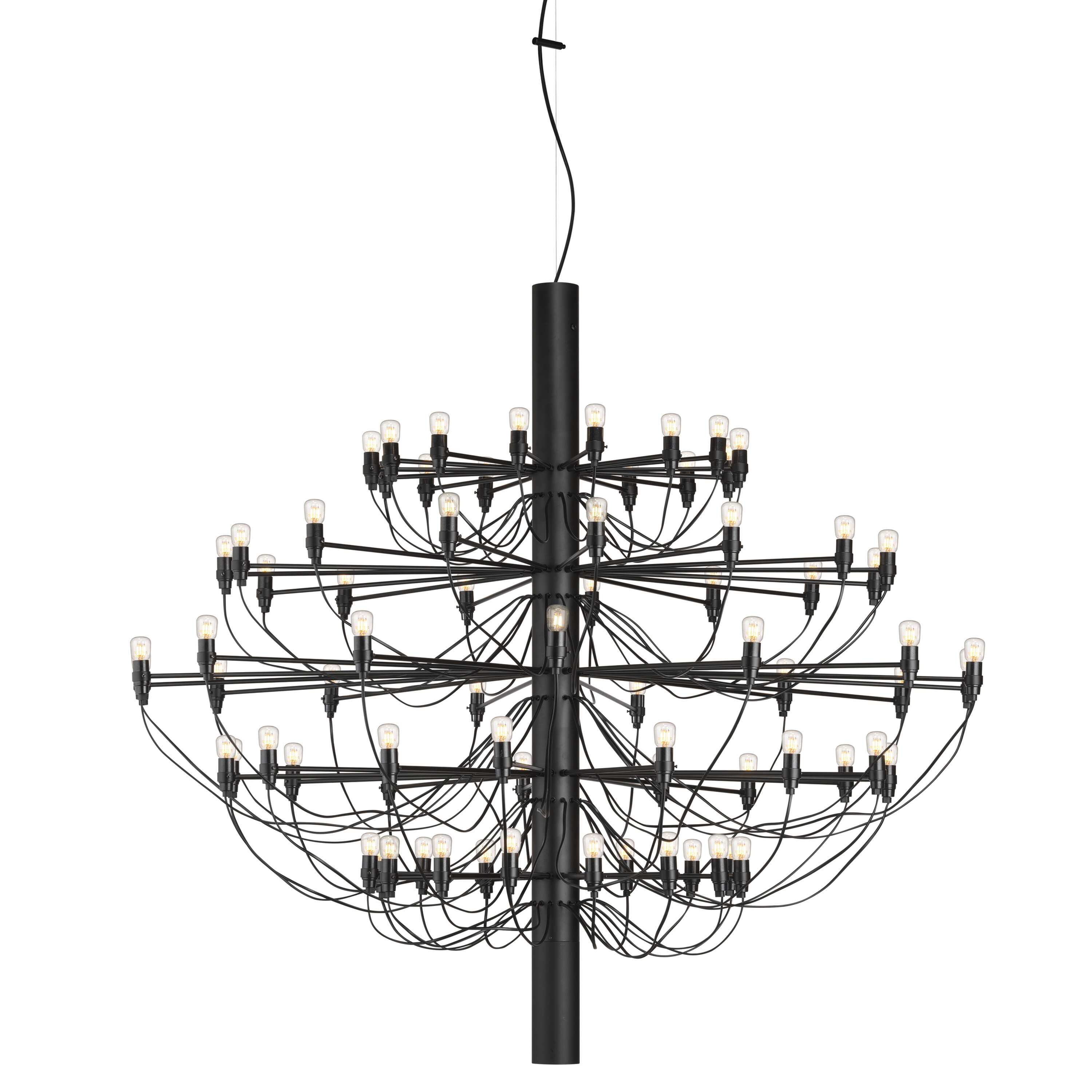 Suspension 2097/75 with Clear Bulbs