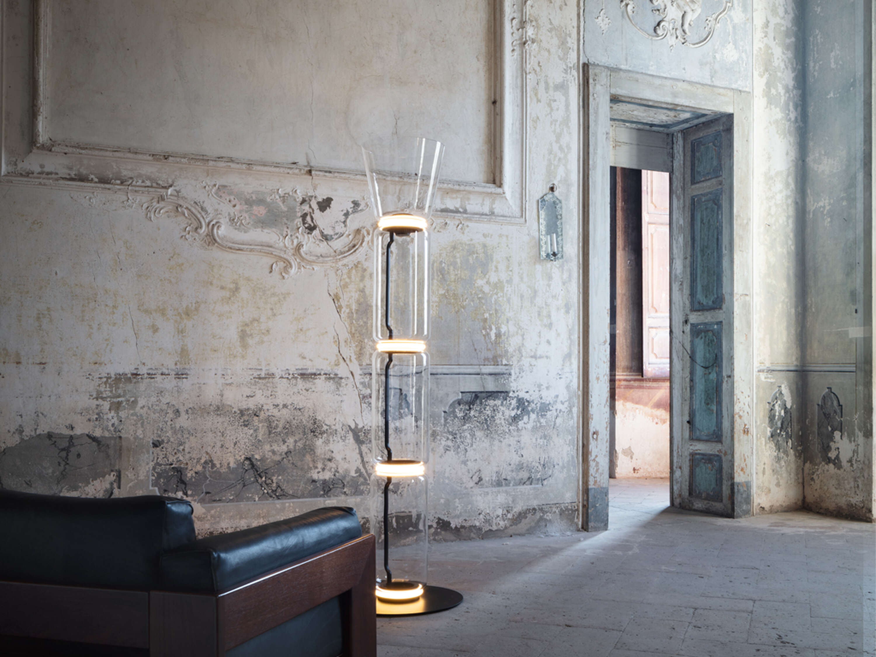 Noctambule Floor Lamp 2 - High Cylinder Cone Small Base