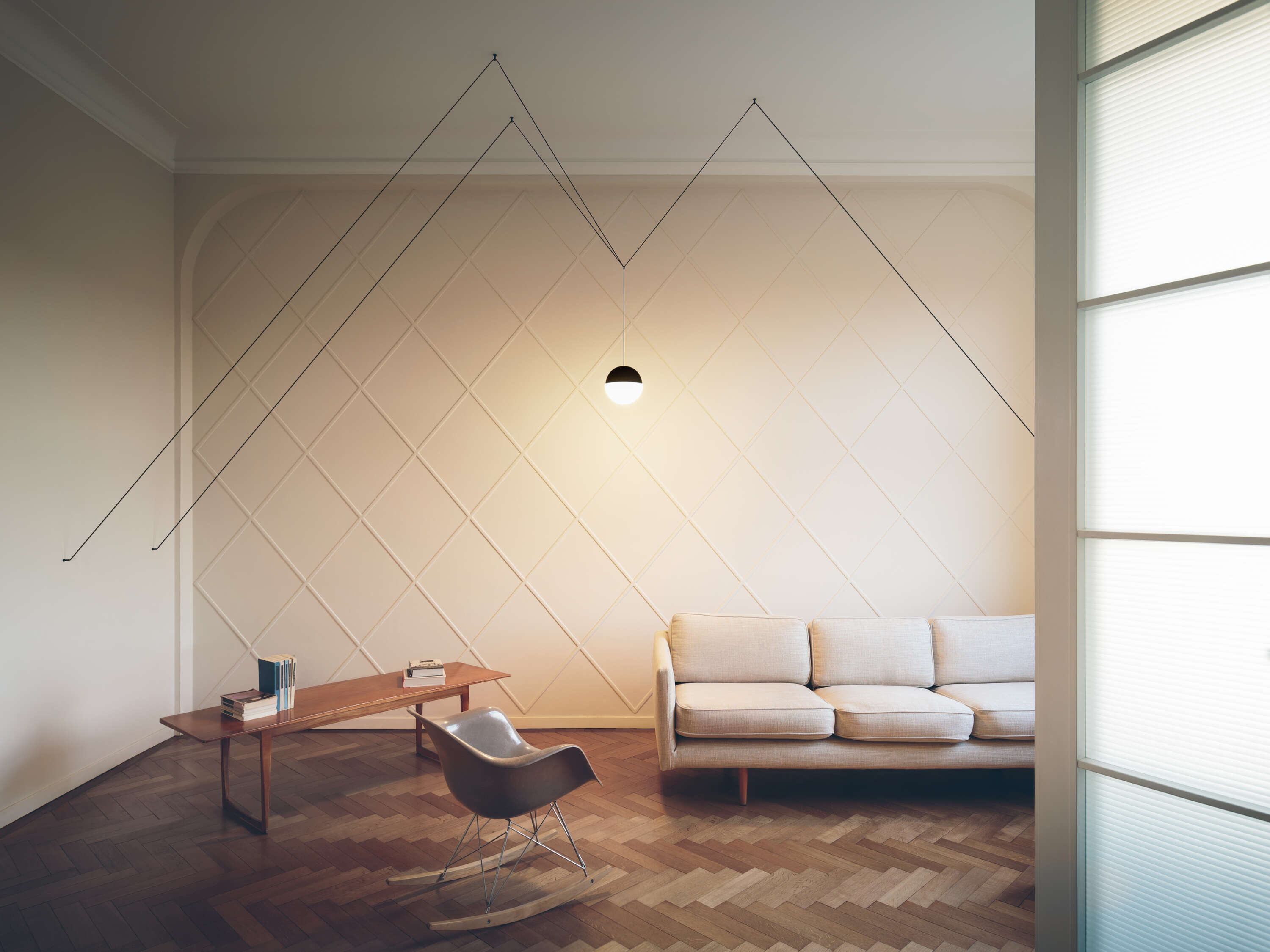 Suspension String Light Sphere
