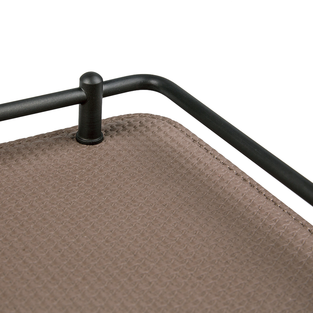 Tray Rondo Bronze Bellagio Dove 28.5 x 38.5 cm