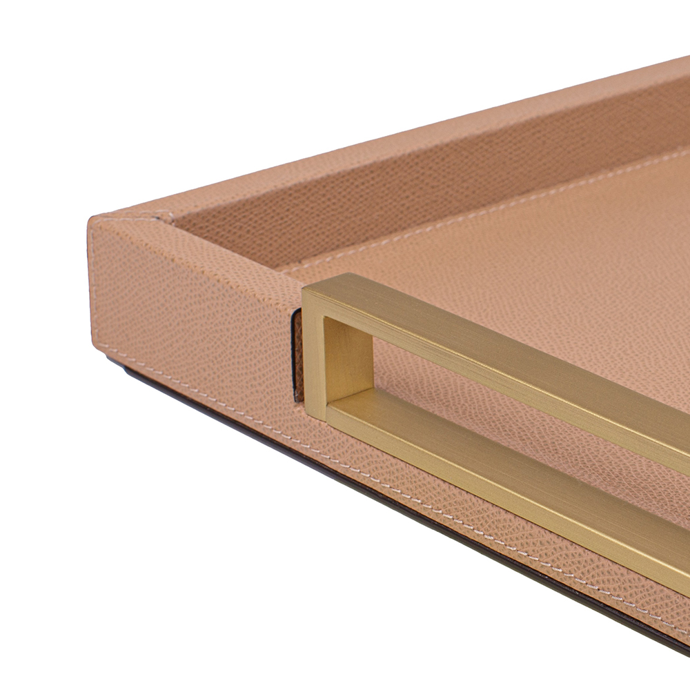 Tray VICTOR ICED COFFE BRASS 34.5 x 44.5 cm