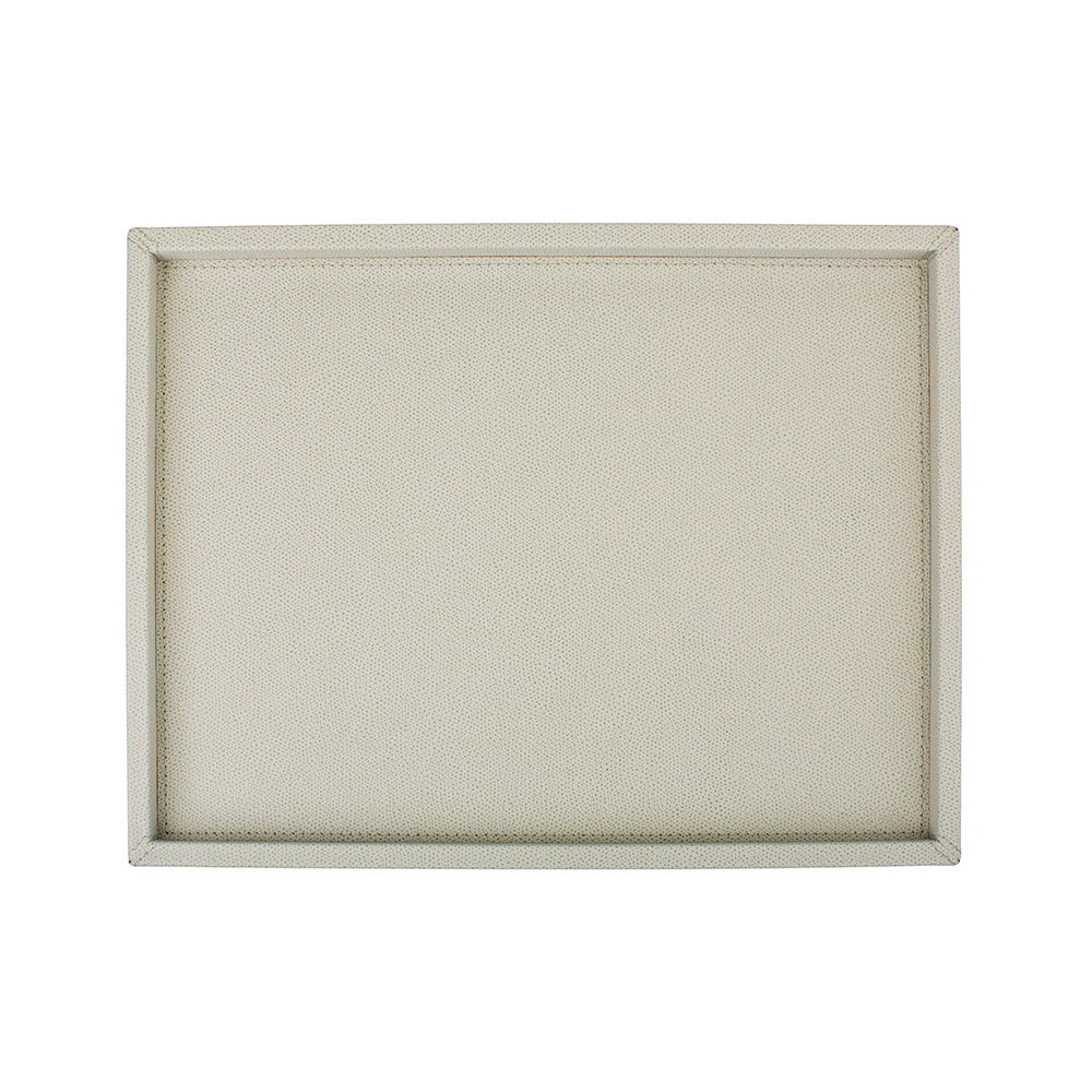 Tray with soft pad TEDDY LIGHT GREY GREY 34 x 26 cm