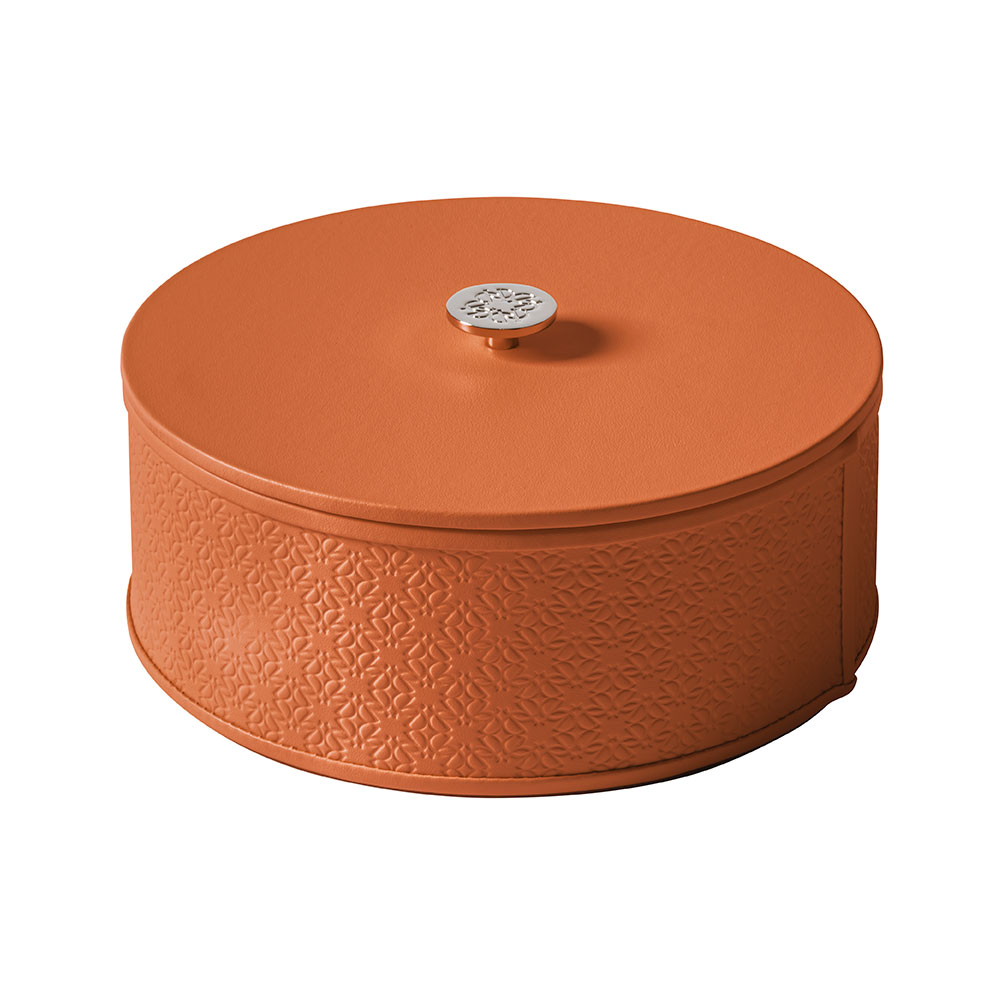 Box with lid MONOGRAM ELIE SAAB PASSITO Ø20.5 x 9.5 cm