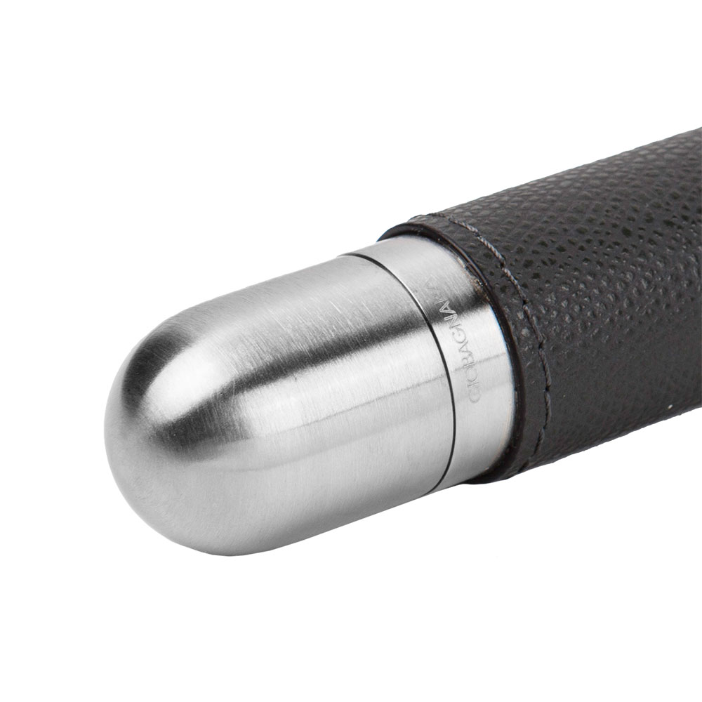 Cigar case with humidifier BLACK