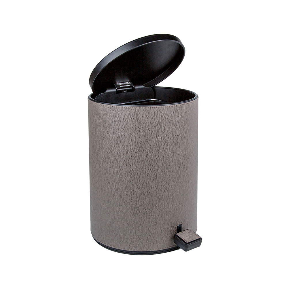 Bucket with lid JAZZ SMOKE 24 x 28.5 x 32.5 cm