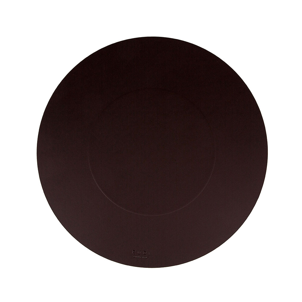 Placemat SATURNO MOKA Ø34.5 cm