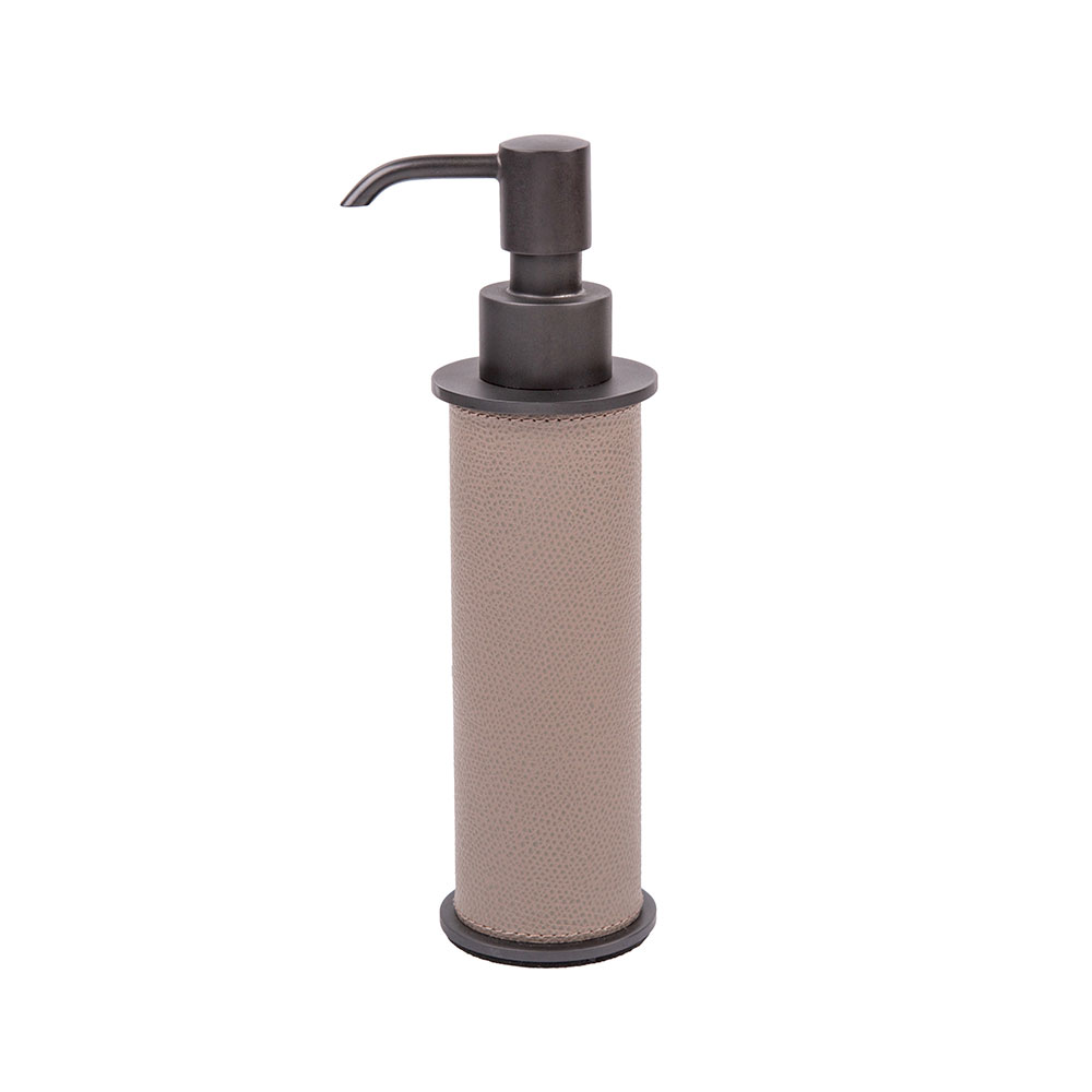 Soap dispenser POSITANO BRONZE MUD Ø5.5 x 20.5 cm