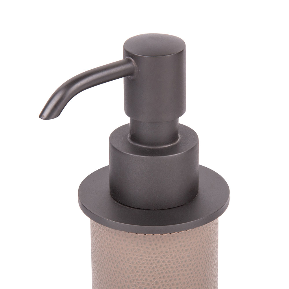 Soap dispenser POSITANO BRONZE MUD Ø5.5 x 20.5 cm