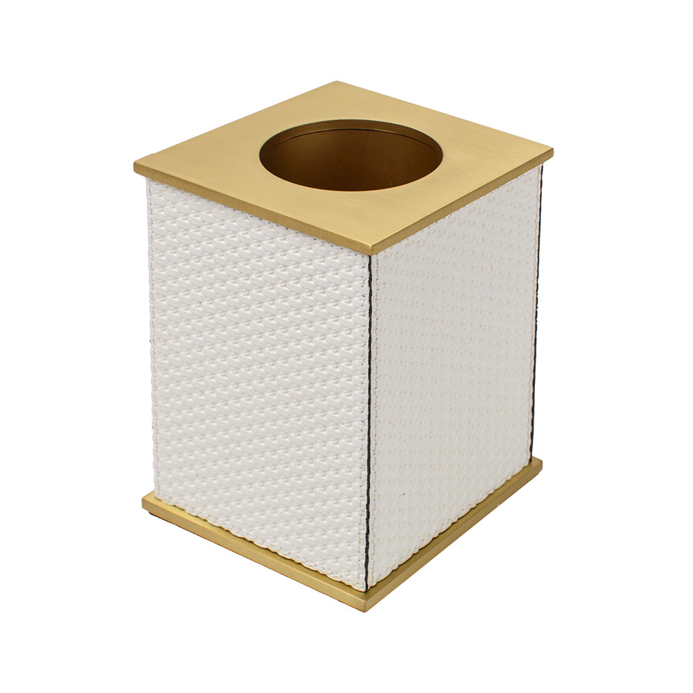 Bathroom set Firenze Brass Bellagio White, 4 items