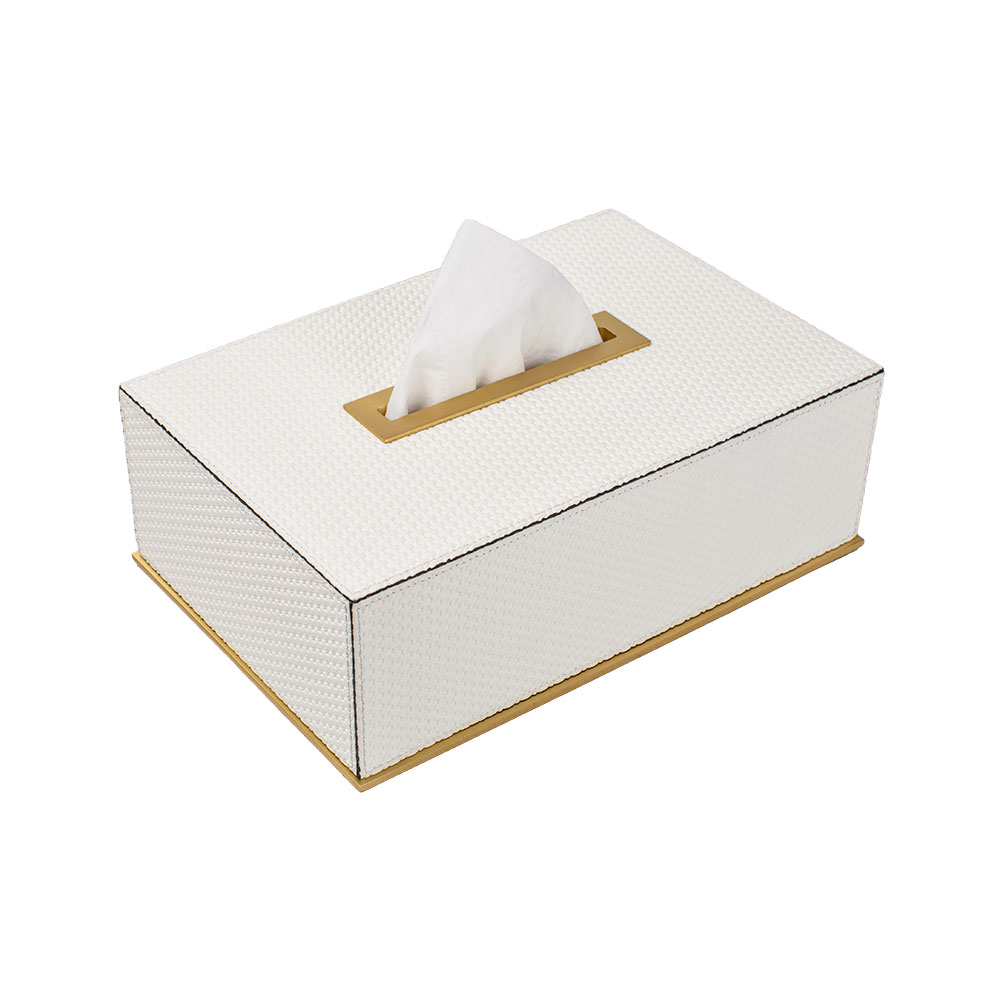 Bathroom set Firenze Brass Bellagio White, 4 items