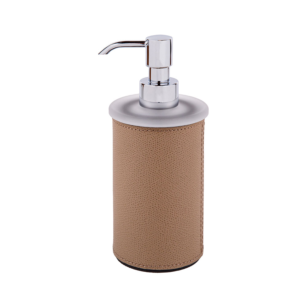 Bathroom set Santorini Chrome Taupe, 2 items