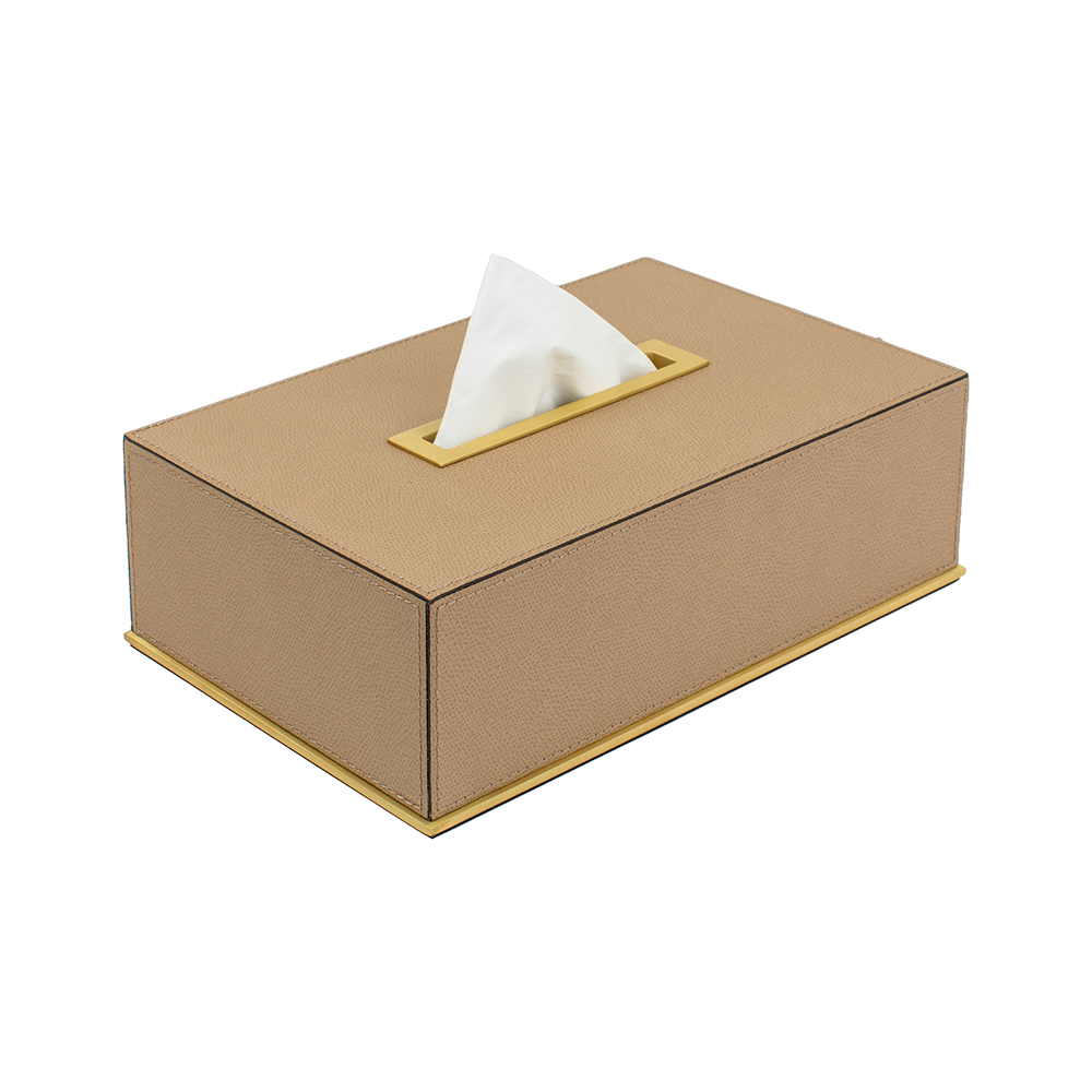 Napkin holder FIRENZE BRASS TAUPE 28 x 17 x 8.5 cm