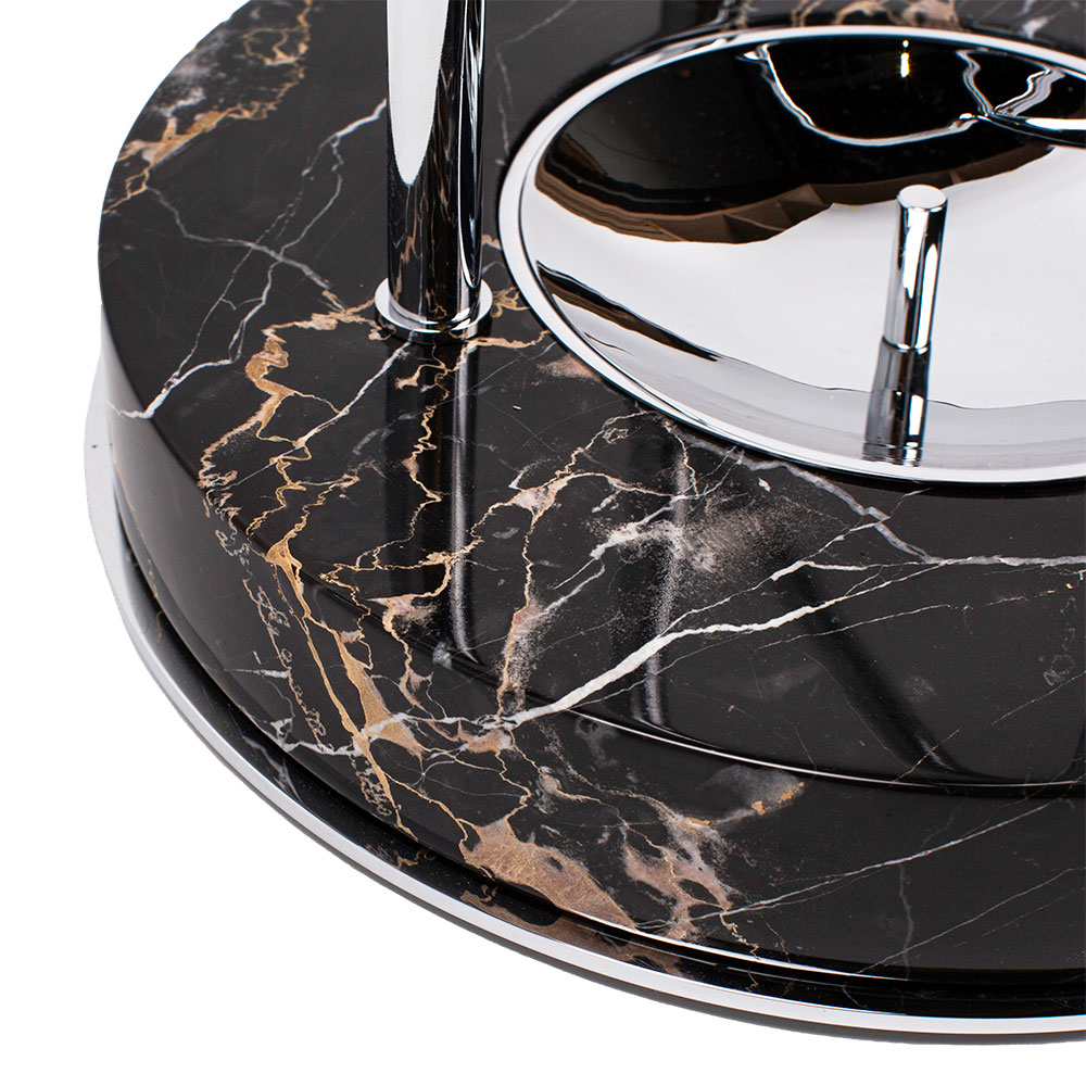 Umbrella stand MARBLE CHROME PO 42.5 x 30 x 52.5 cm