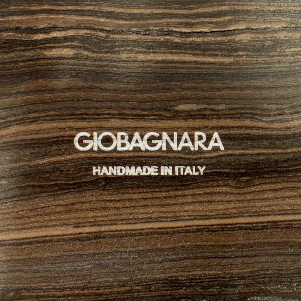 Tray MONZA BRASS CHOCOLATE SUEDE ERAMOSA BROWN 25 x 17.5 x 3.5 cm