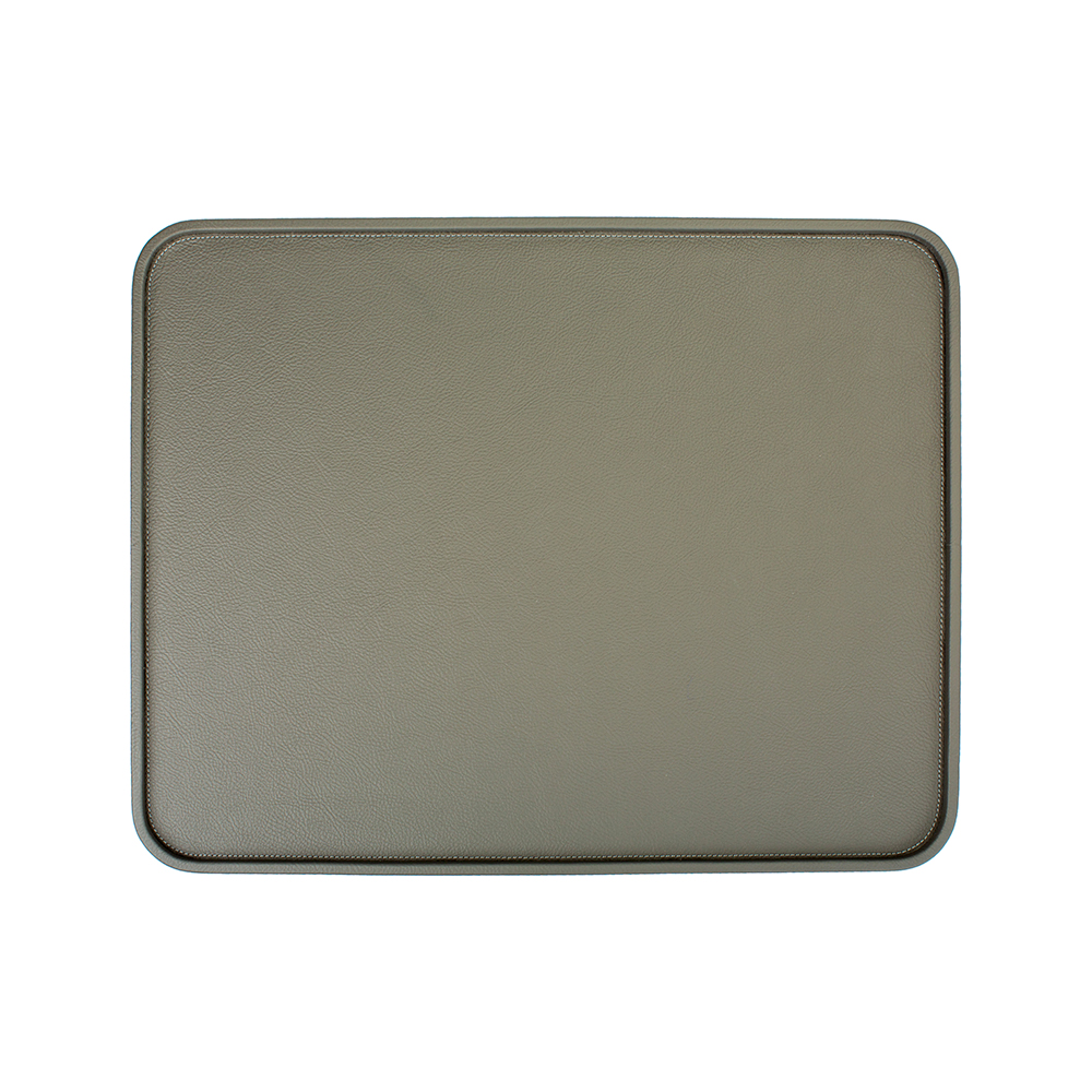 Tray with soft pad POLTRONA FRAU SEPPIA 44.5 x 34.5 x 9 cm