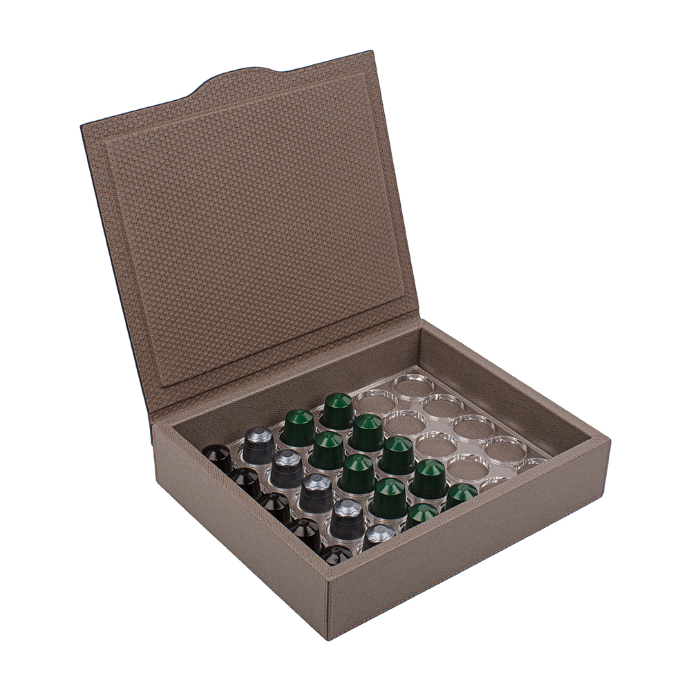 Coffee capsule box Luna Bellagio Smoke 30 x 26.5 x 6.5 cm